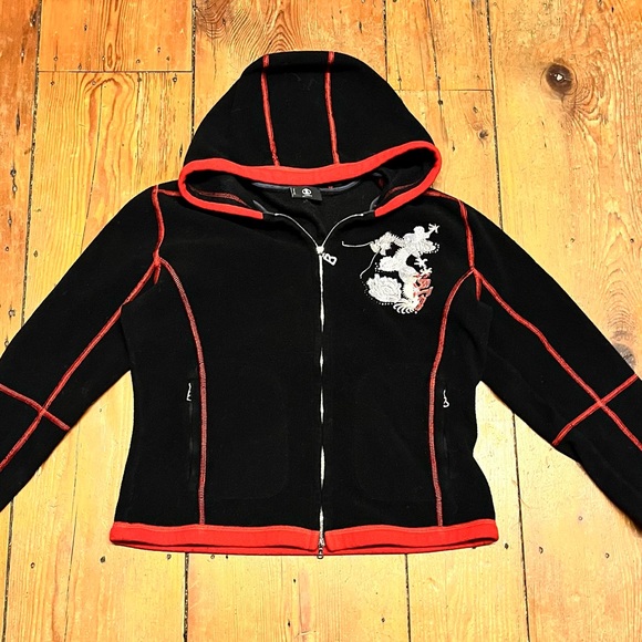 Bogner Tops - Bogner Black and Red Jacket